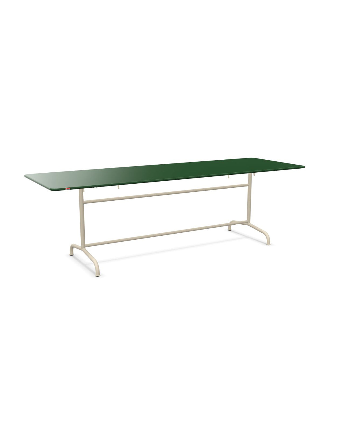 Schaffner Rigi Table repas rabattable 240x80cm Vert Sapin 66 Sable Pastel 15