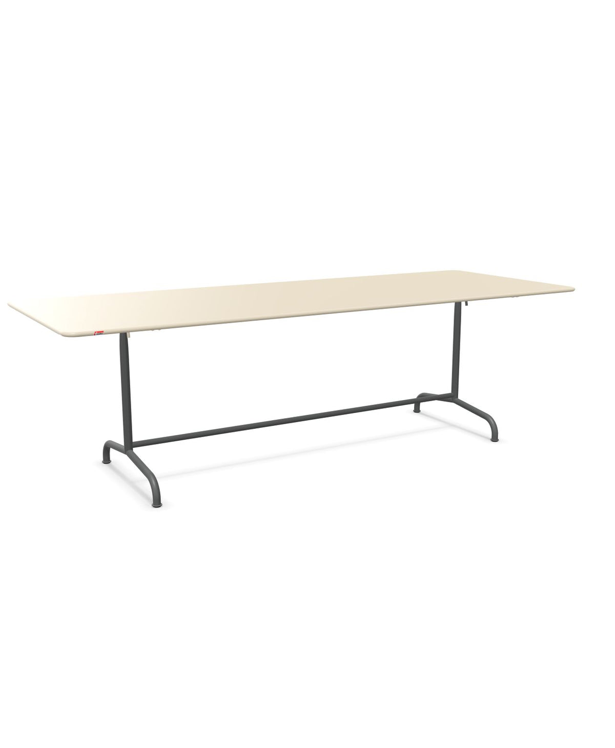 Schaffner Rigi Table repas rabattable 240x90cm Sable Pastel 15 Graphite 73