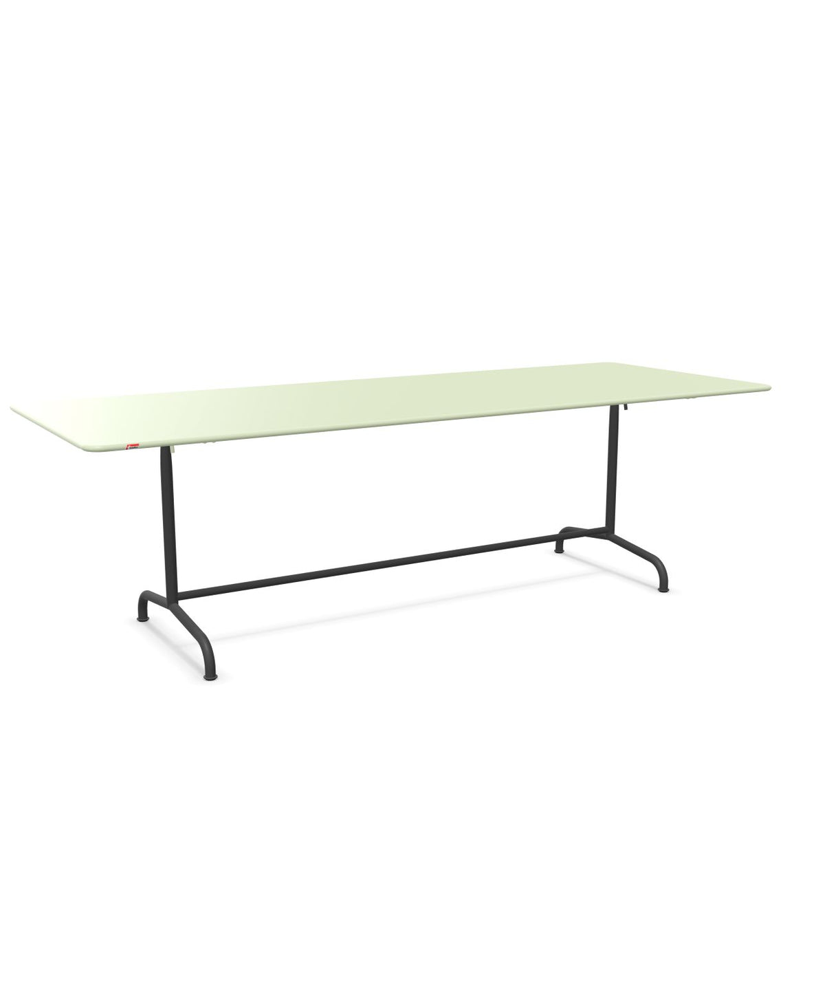 Schaffner Rigi Table repas rabattable 240x90cm Vert Pastel 64 Noir 91