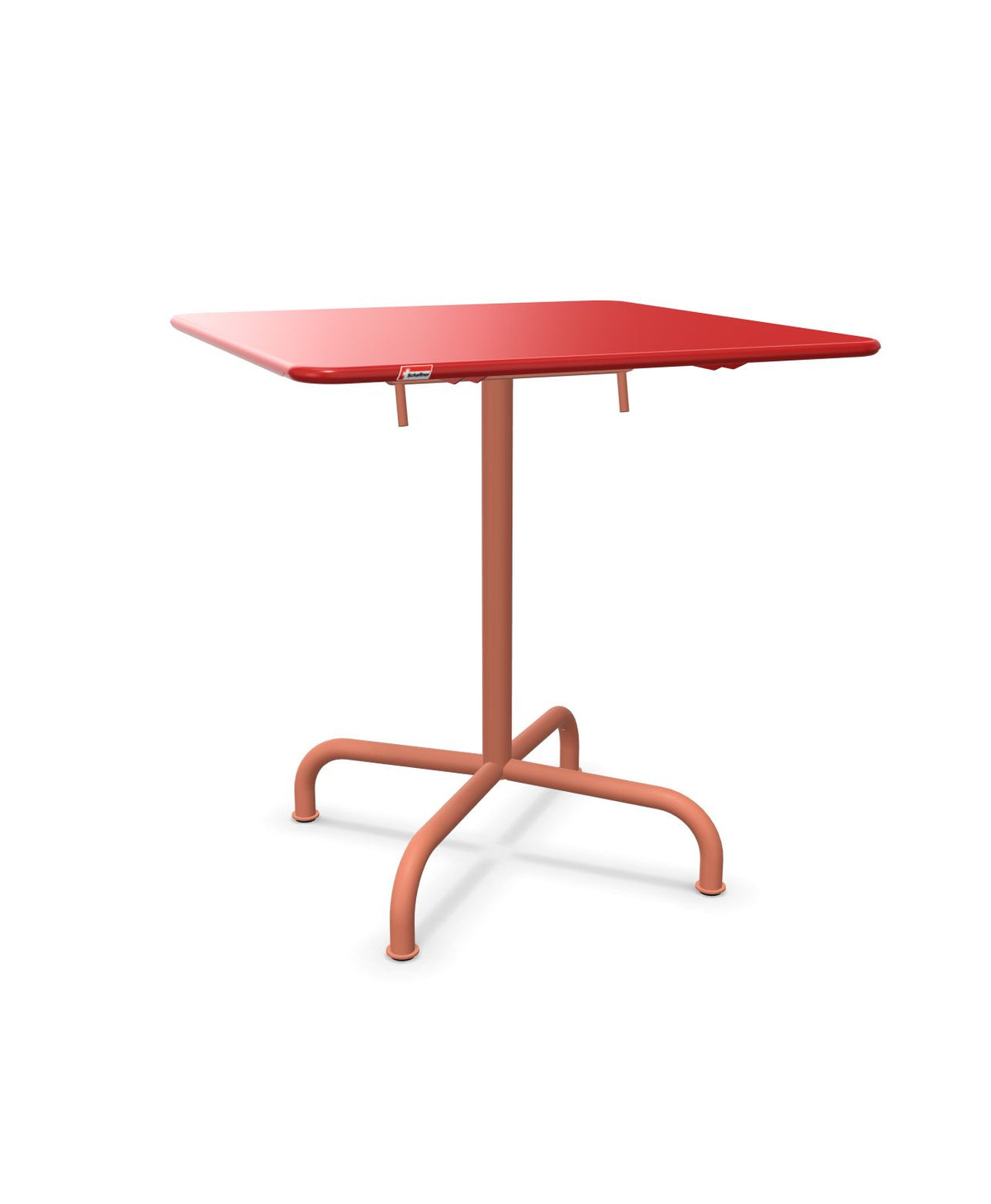 Schaffner Rigi Table repas rabattable 70x70cm Rouge 30 Terracotta 84