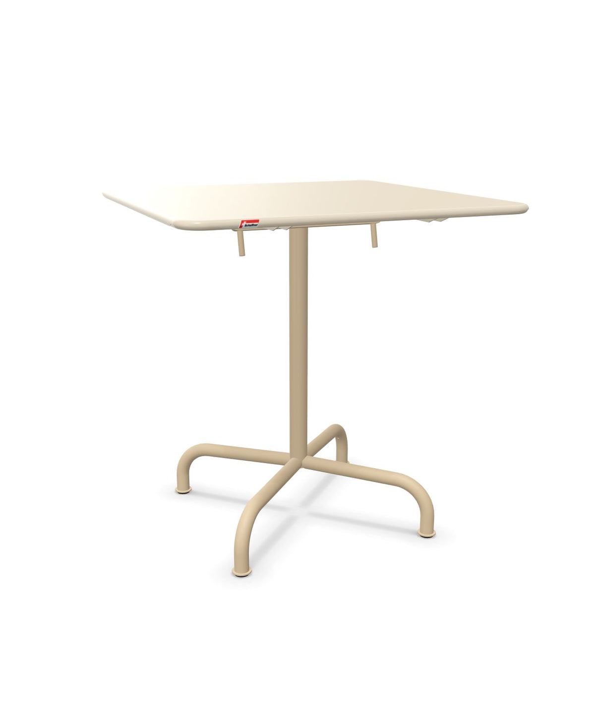 Schaffner Rigi Table repas rabattable 70x70cm Sable Pastel 15 Marron Pastel 83
