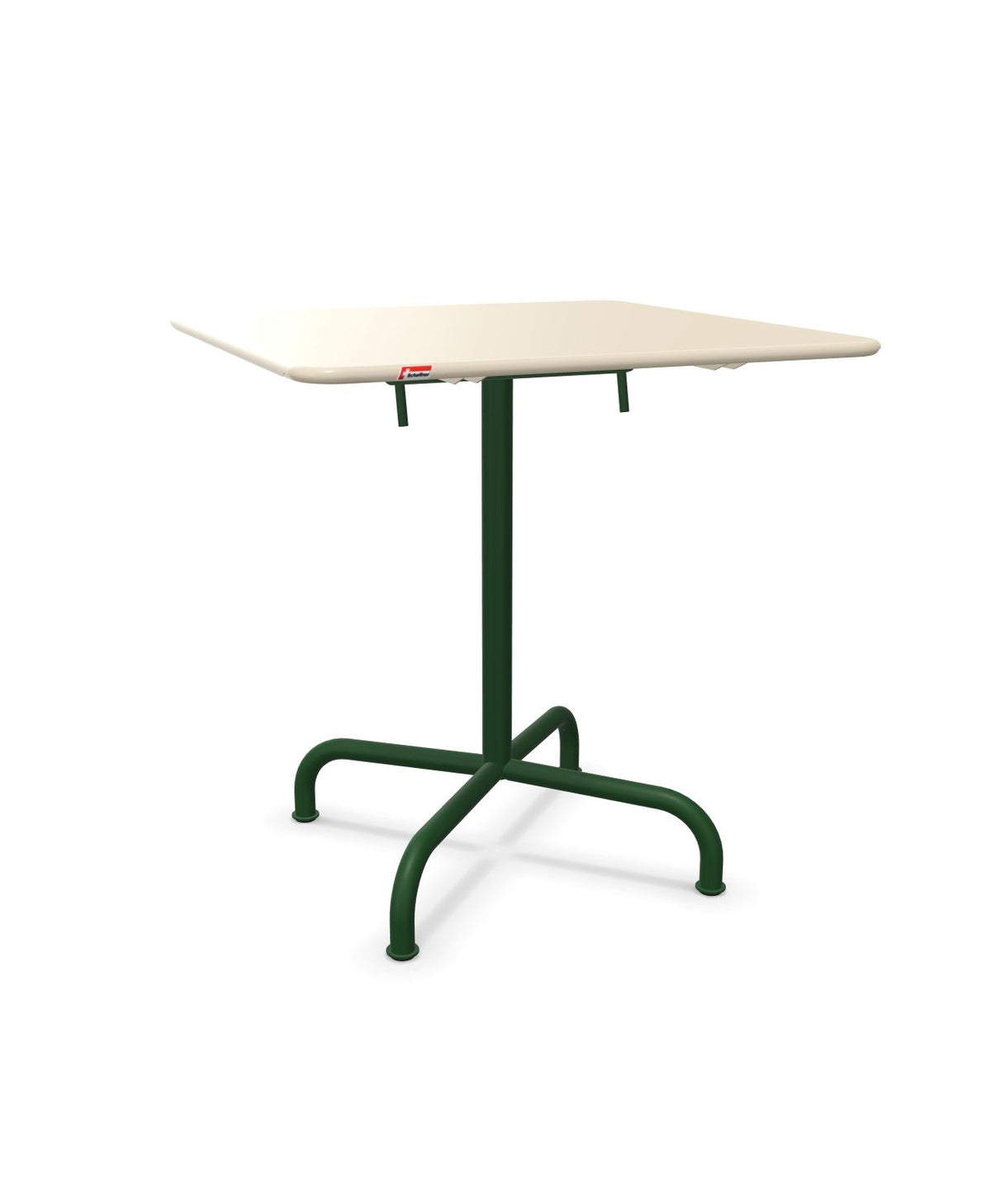 Schaffner Rigi Table repas rabattable 70x70cm Sable Pastel 15 Vert Sapin 66