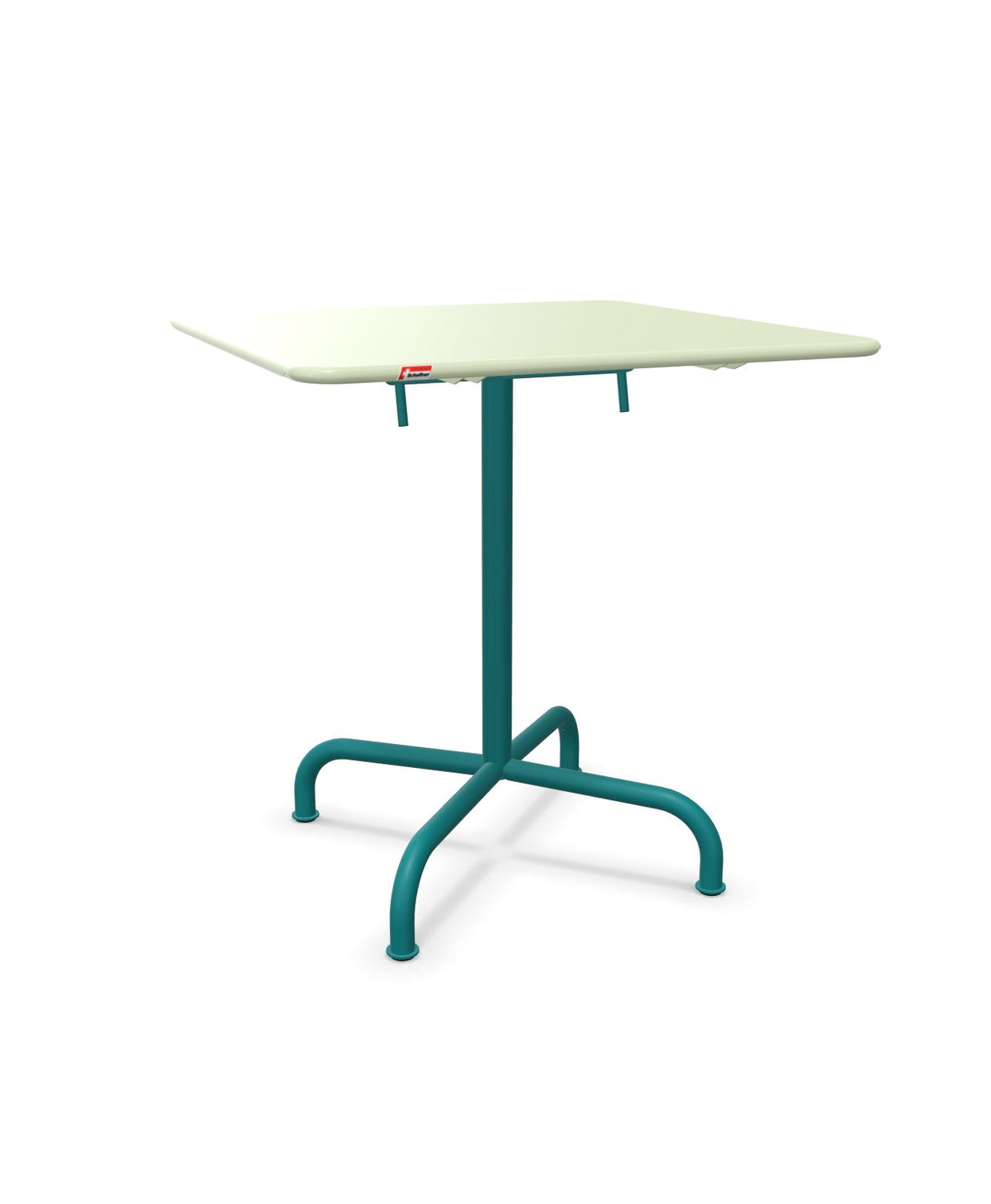 Schaffner Rigi Table repas rabattable 70x70cm Vert Pastel 64 Bleu Kali 56