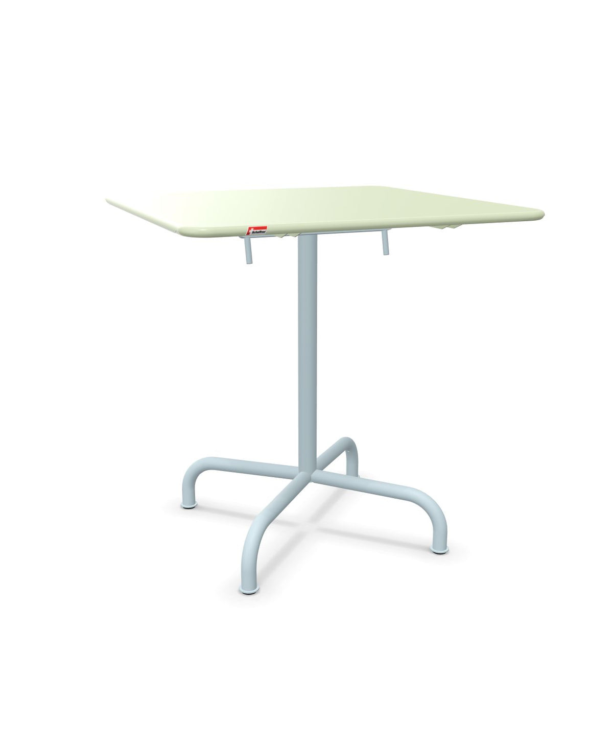 Schaffner Rigi Table repas rabattable 70x70cm Vert Pastel 64 Bleu Pastel 51