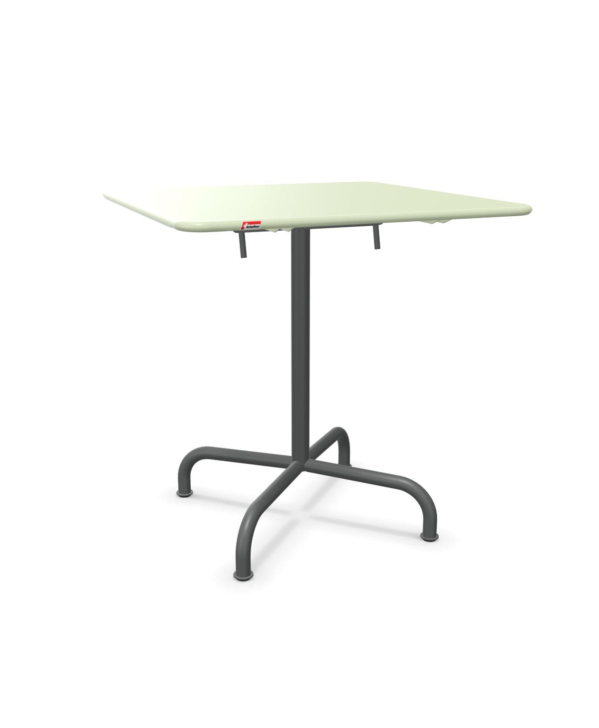 Schaffner Rigi Table repas rabattable 70x70cm Vert Pastel 64 Graphite 73