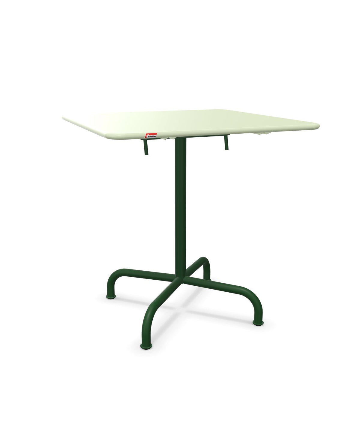 Schaffner Rigi Table repas rabattable 70x70cm Vert Pastel 64 Vert Sapin 66