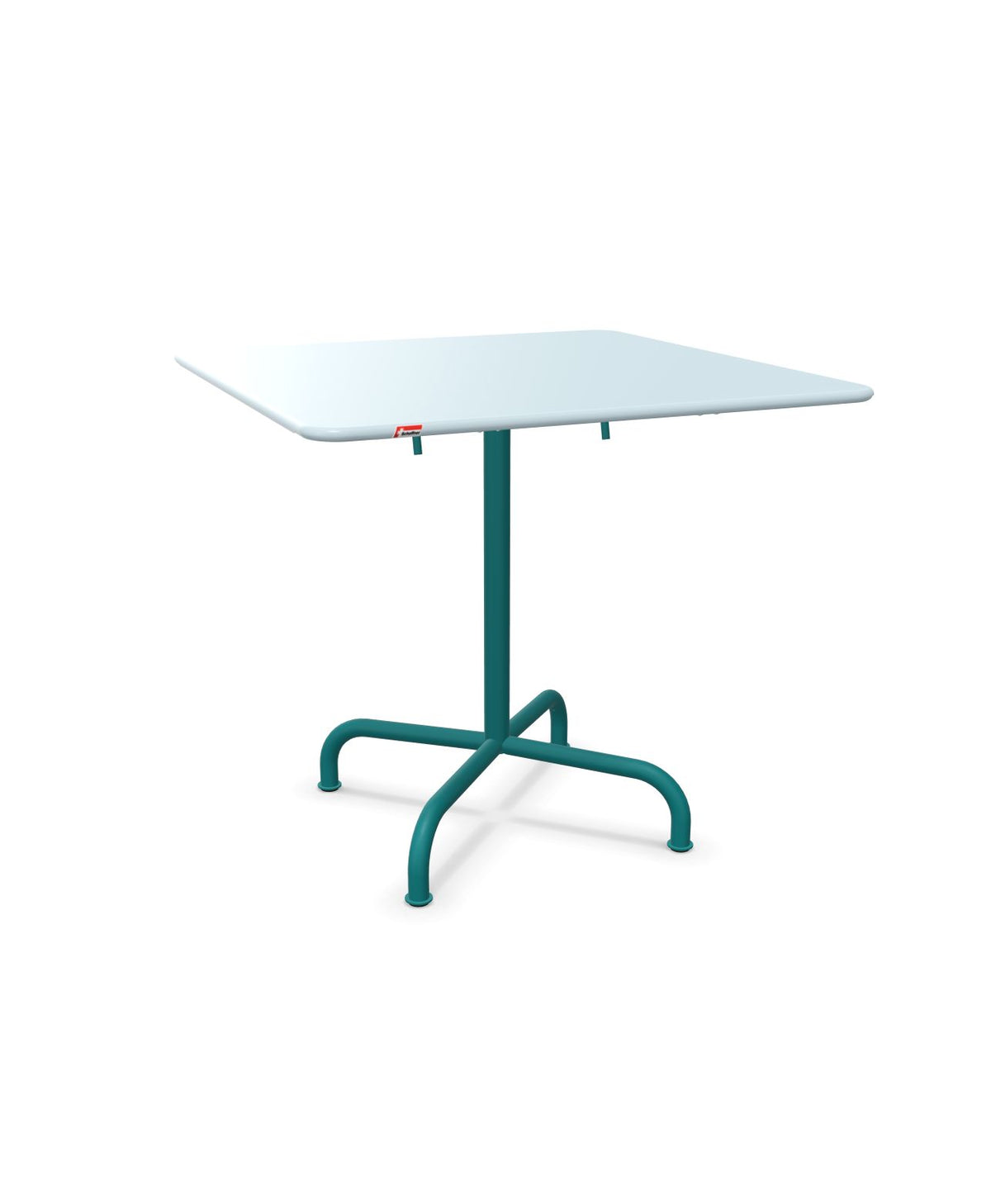 Schaffner Rigi Table repas rabattable 80x80cm Bleu Pastel 51 Bleu Kali 56