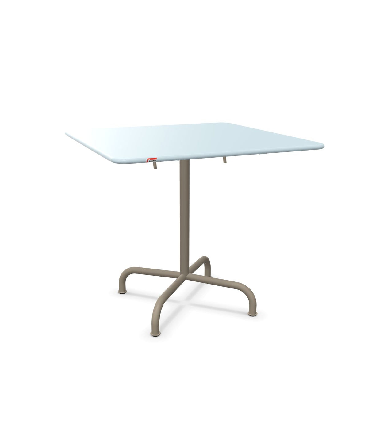 Schaffner Rigi Table repas rabattable 80x80cm Bleu Pastel 51 Champagne 85