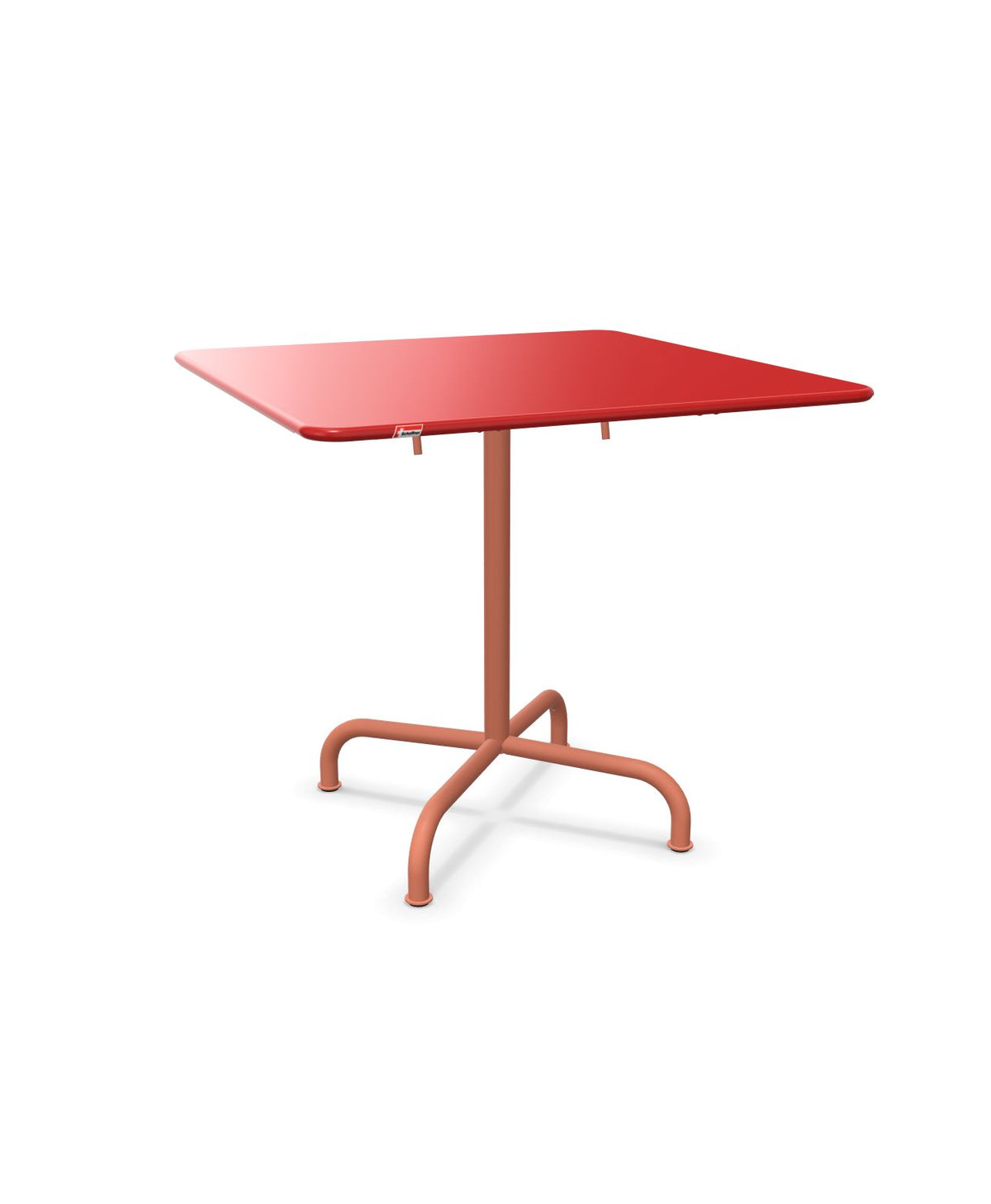 Schaffner Rigi Table repas rabattable 80x80cm Rouge 30 Terracotta 84
