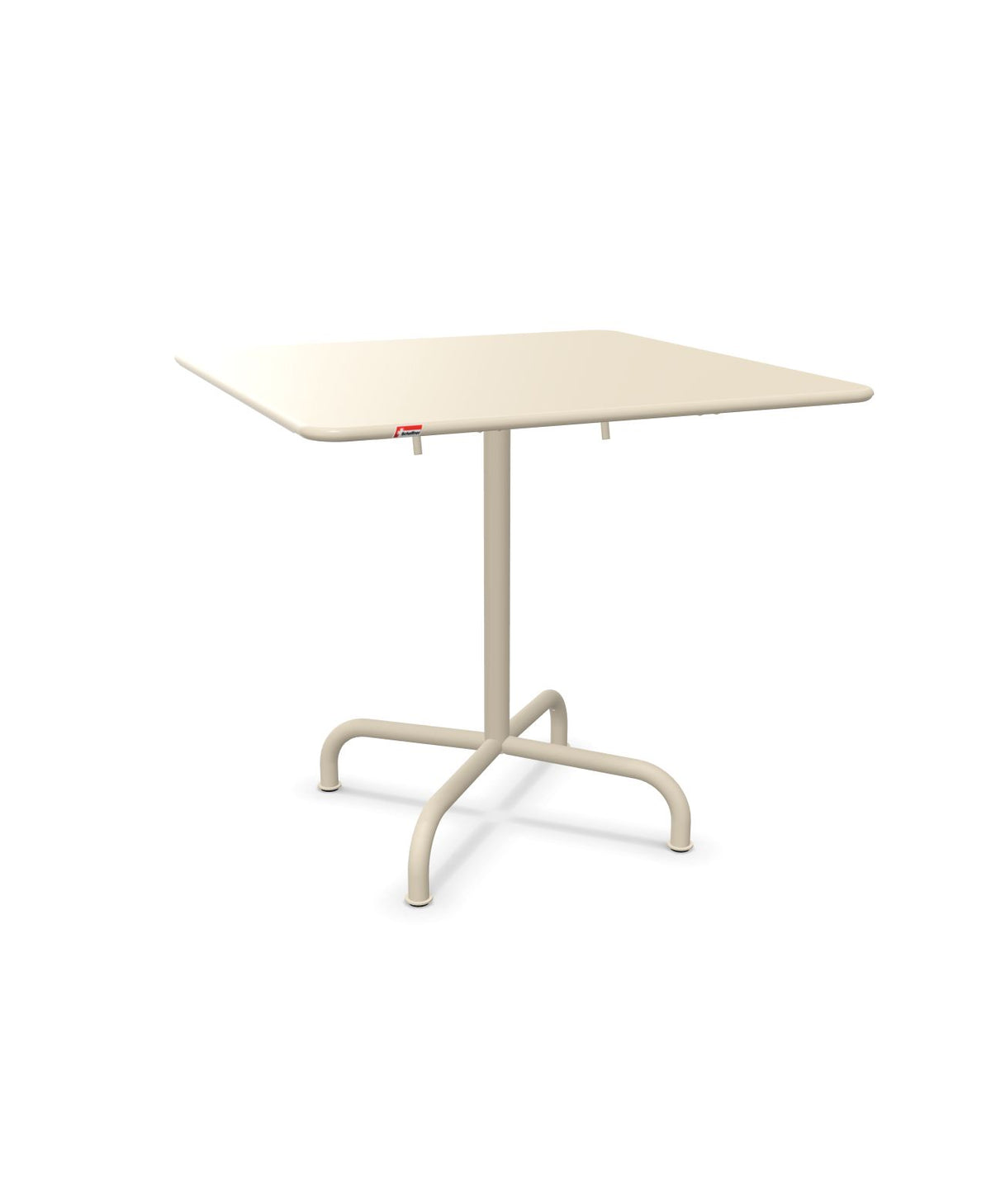 Schaffner Rigi Table repas rabattable 80x80cm Sable Pastel 15 Sable Pastel 15