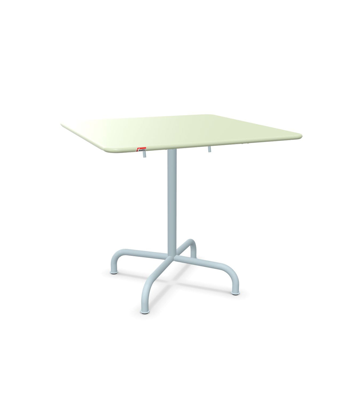 Schaffner Rigi Table repas rabattable 80x80cm Vert Pastel 64 Bleu Pastel 51
