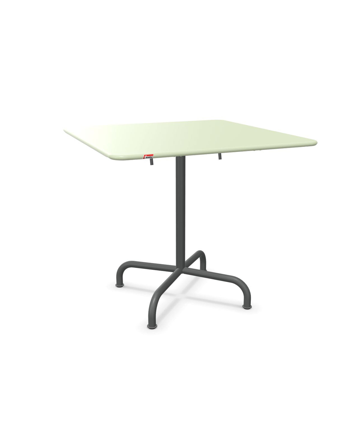 Schaffner Rigi Table repas rabattable 80x80cm Vert Pastel 64 Graphite 73