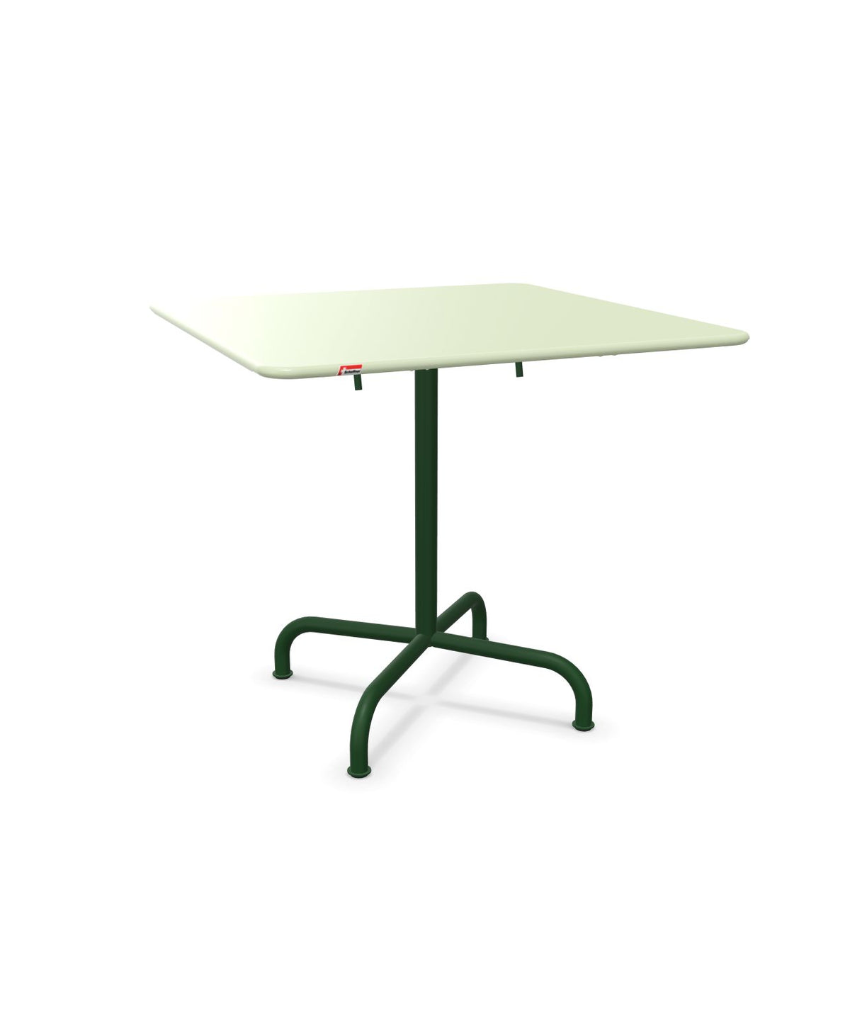 Schaffner Rigi Table repas rabattable 80x80cm Vert Pastel 64 Vert Sapin 66