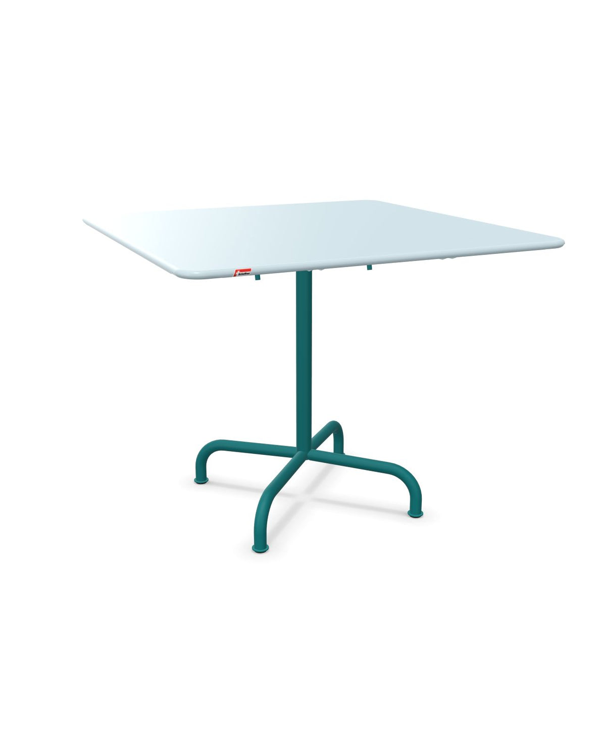 Schaffner Rigi Table repas rabattable 90x90cm Bleu Pastel 51 Bleu Kali 56