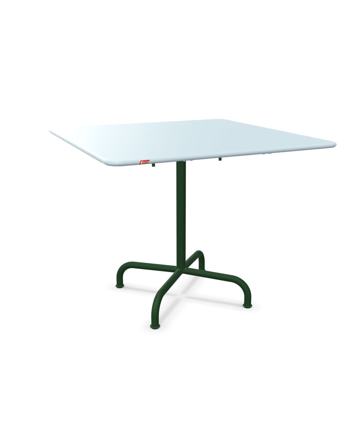 Schaffner Rigi Table repas rabattable 90x90cm Bleu Pastel 51 Vert Sapin 66