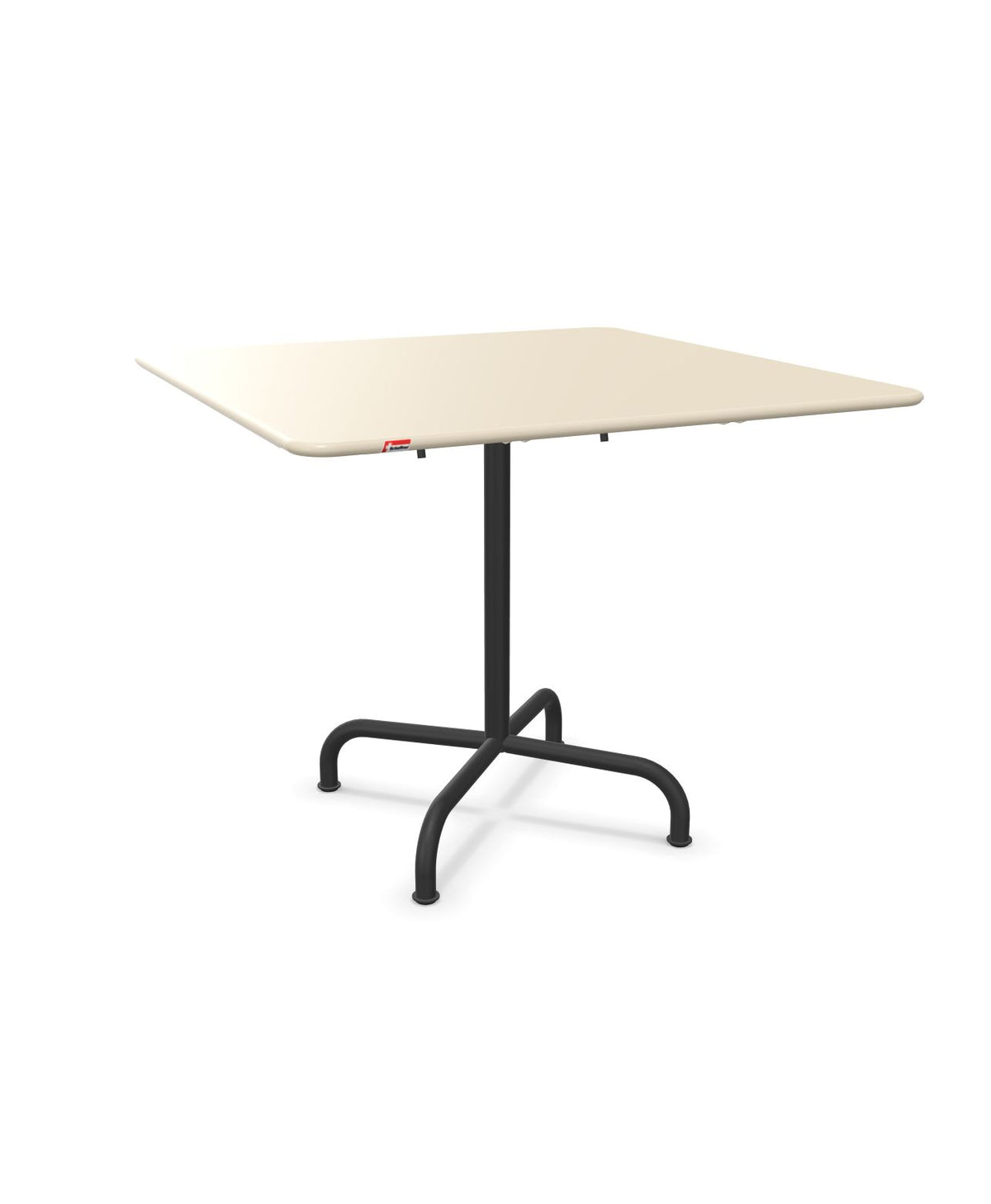 Schaffner Rigi Table repas rabattable 90x90cm Sable Pastel 15 Anthracite 77
