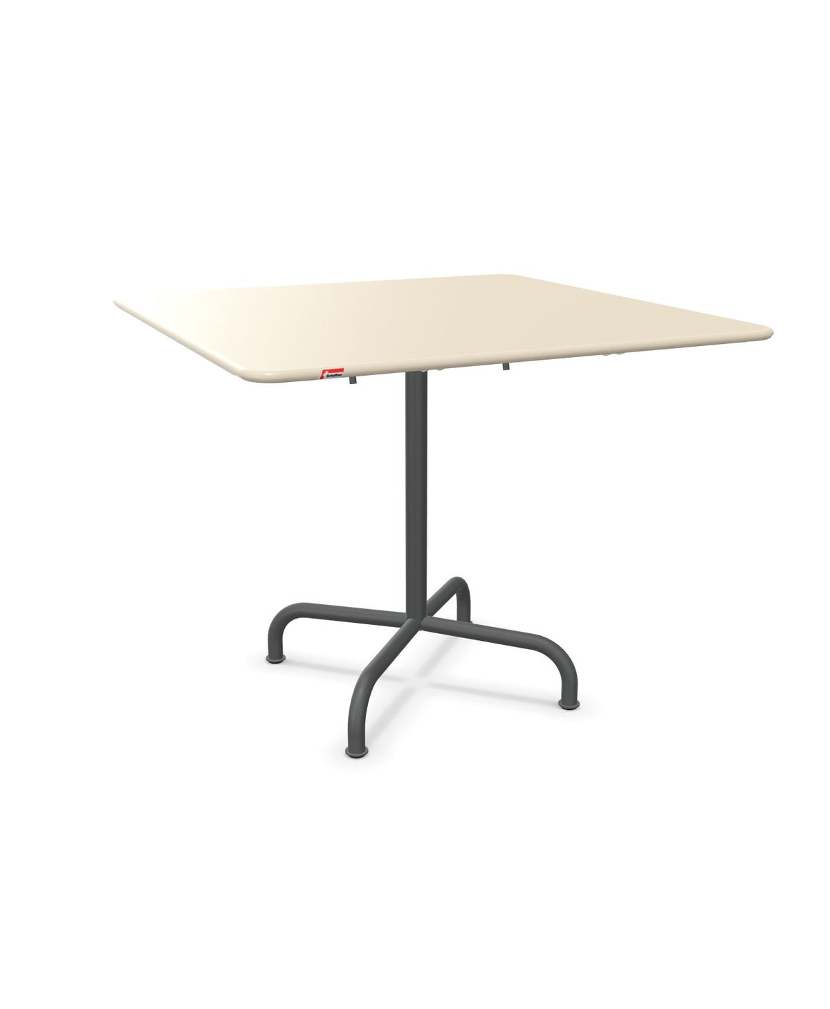 Schaffner Rigi Table repas rabattable 90x90cm Sable Pastel 15 Graphite 73