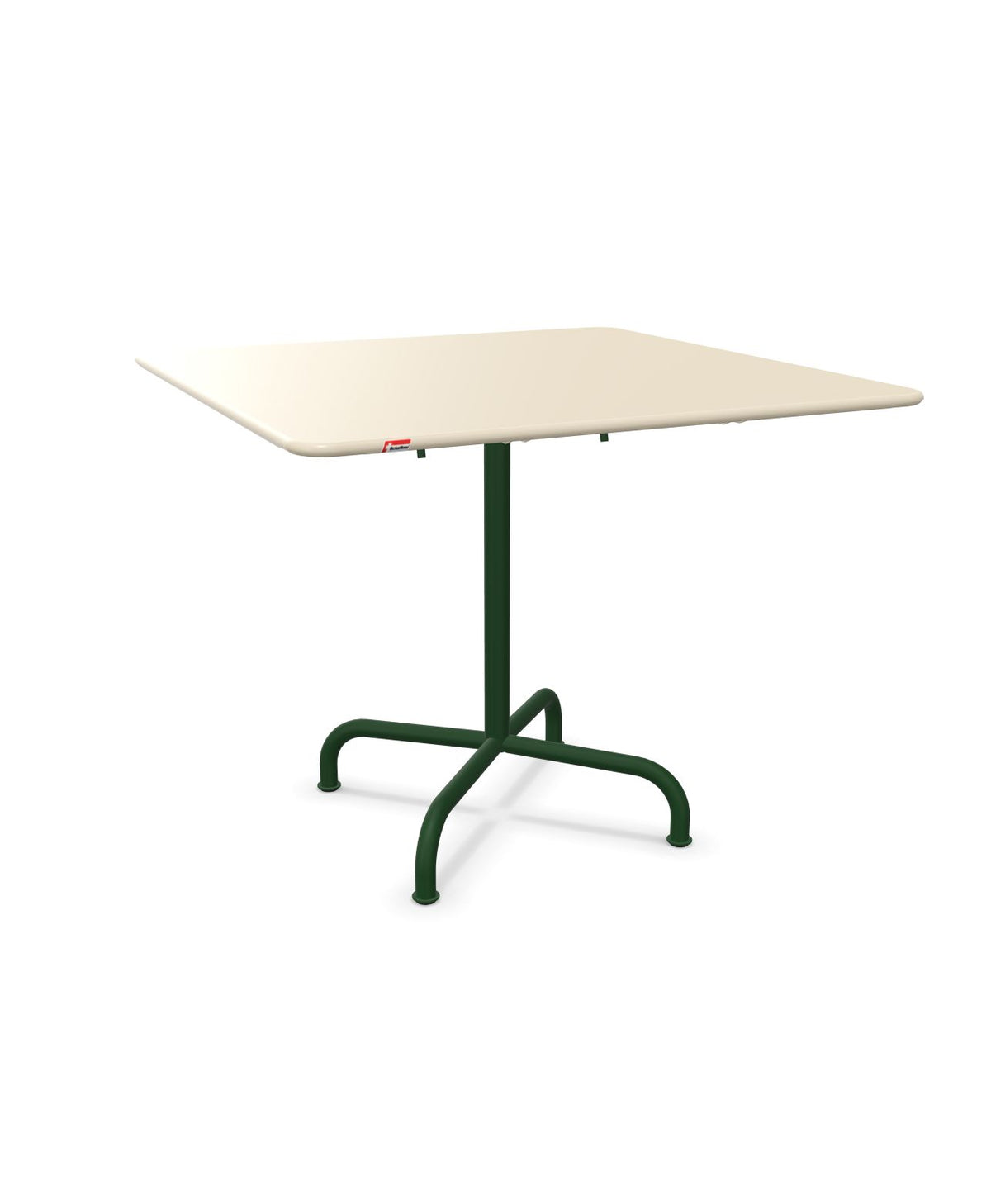 Schaffner Rigi Table repas rabattable 90x90cm Sable Pastel 15 Vert Sapin 66