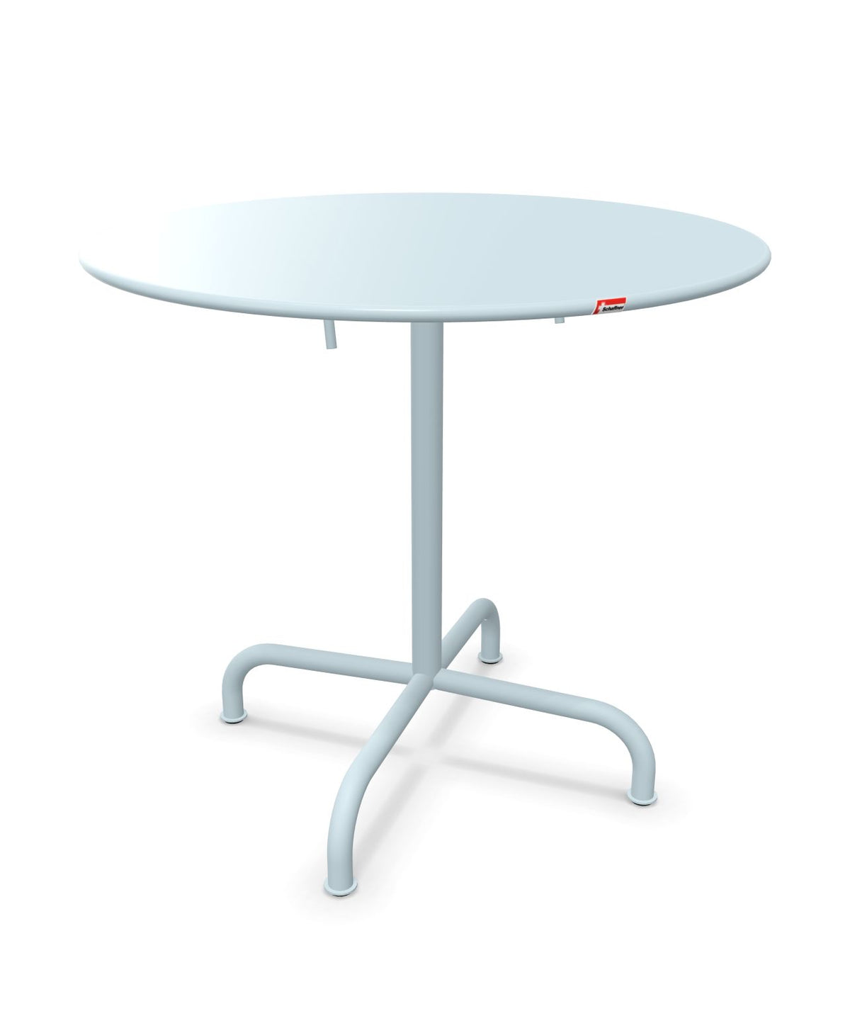 Schaffner Rigi Table repas rabattable ronde Ø80cm Bleu Pastel 51 Bleu Pastel 51