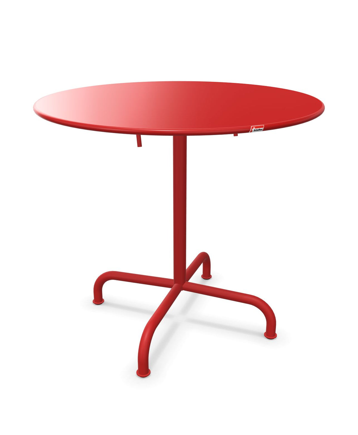 Schaffner Rigi Table repas rabattable ronde Ø80cm Rouge 30 Rouge 30