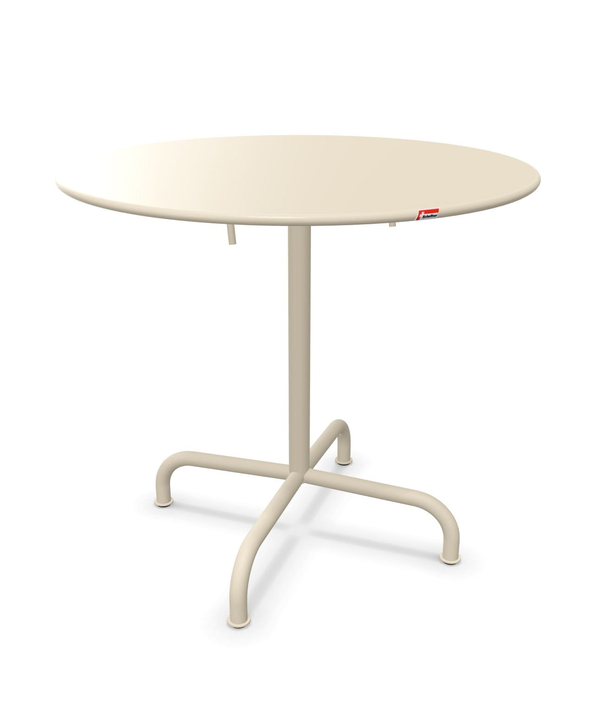 Schaffner Rigi Table repas rabattable ronde Ø80cm Sable Pastel 15 Sable Pastel 15