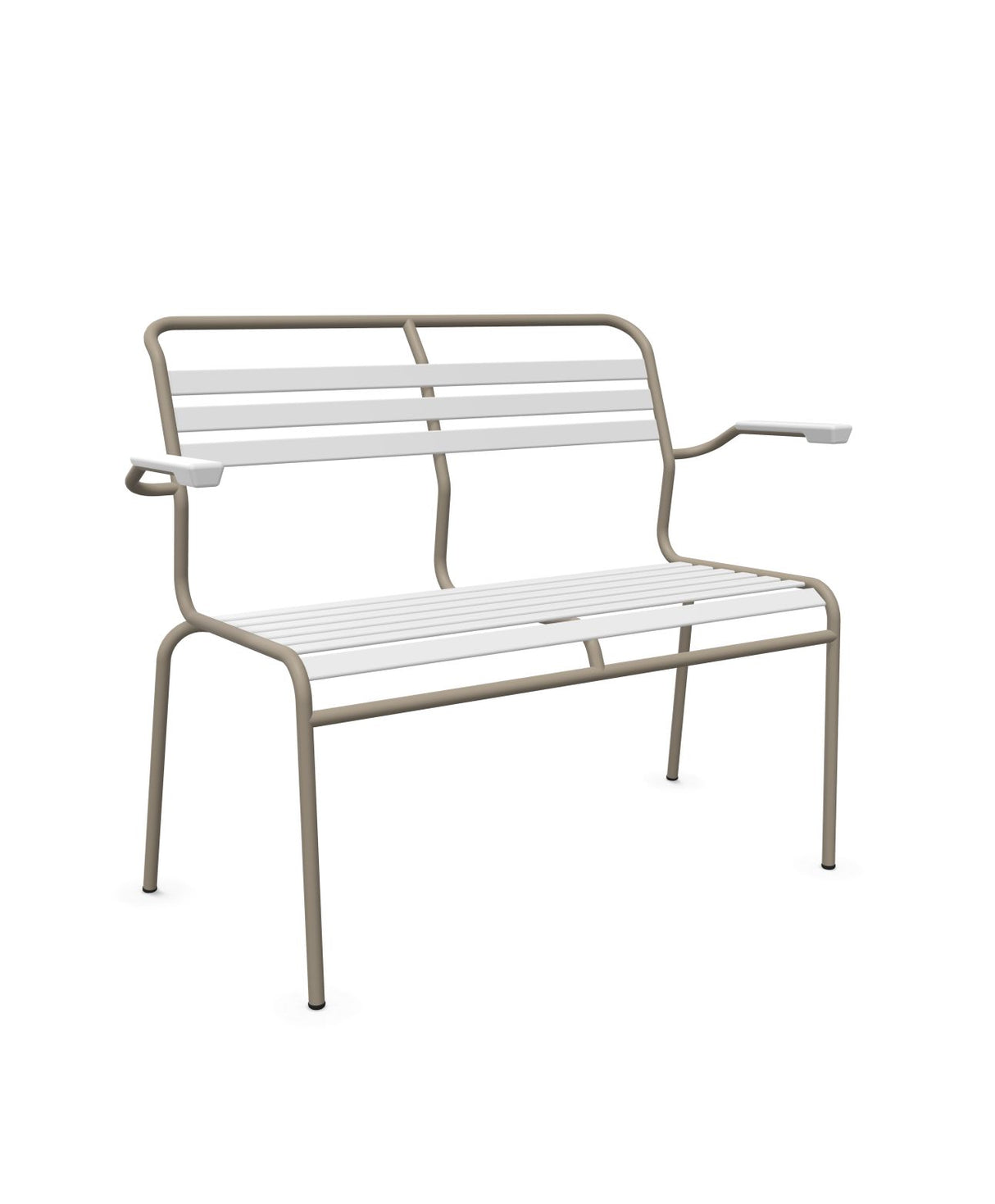 Schaffner Säntis Banc à lattes 2 places avec accoudoirs