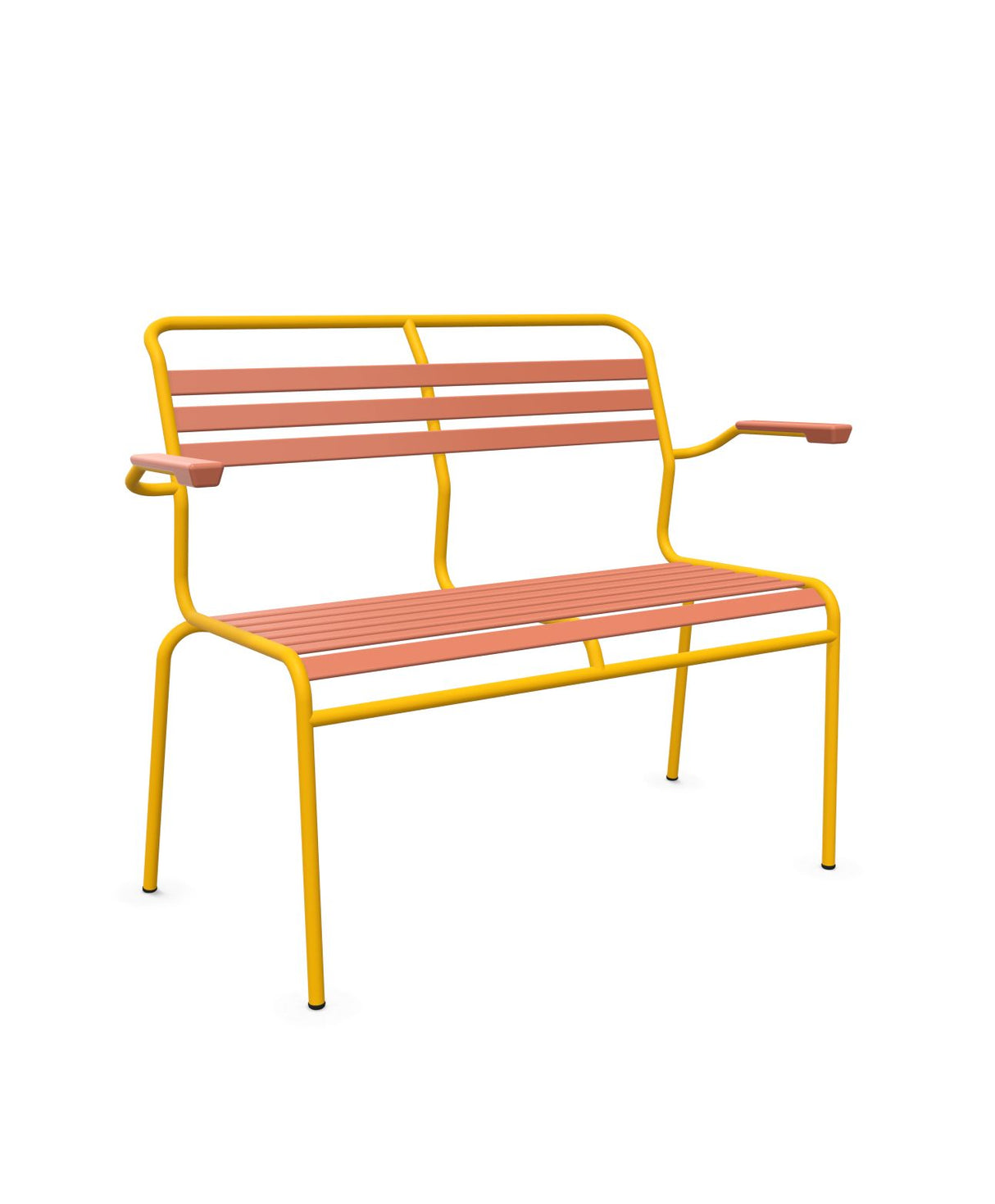 Schaffner Säntis Banc à lattes 2 places avec accoudoirs