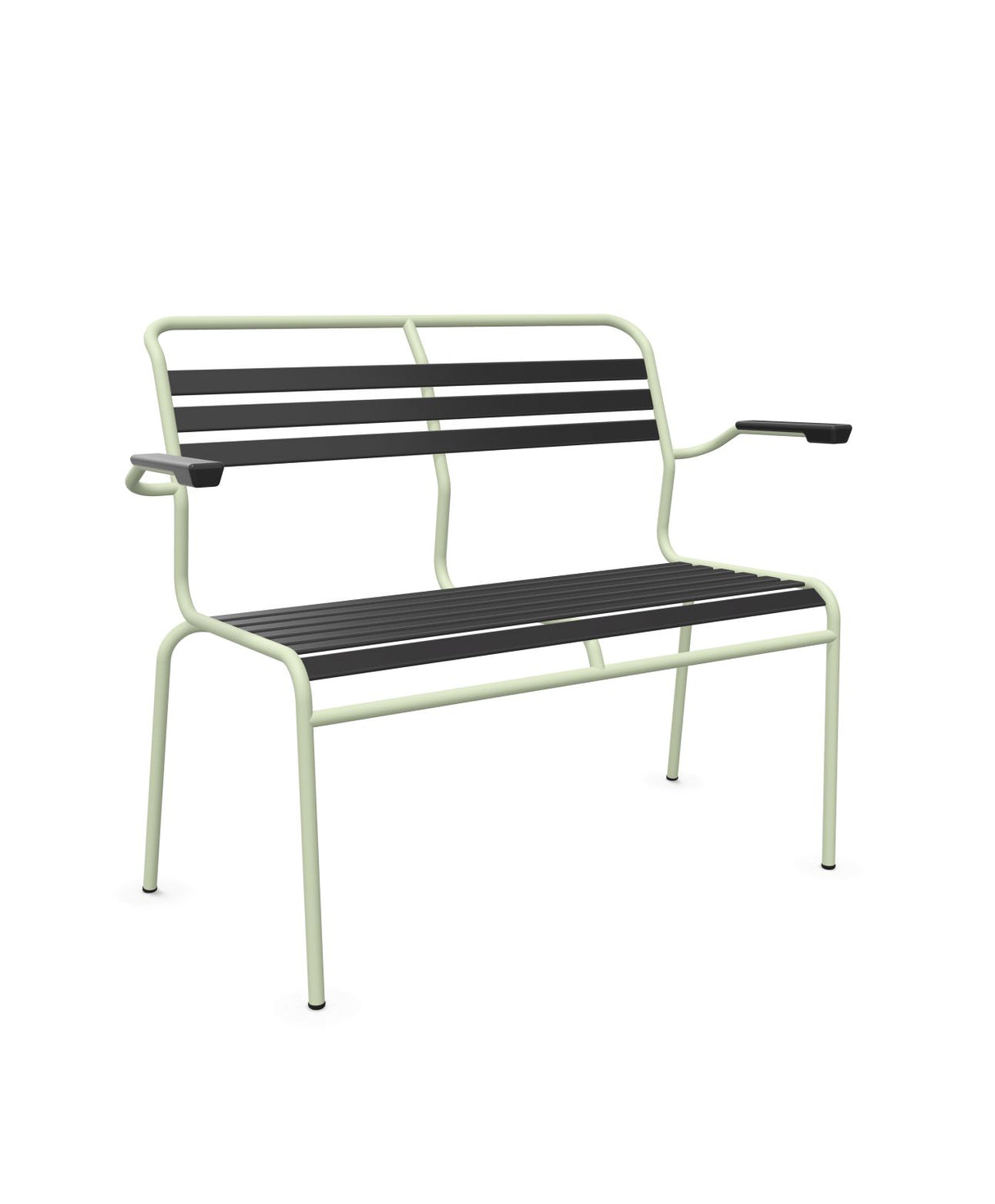 Schaffner Säntis Banc à lattes 2 places avec accoudoirs