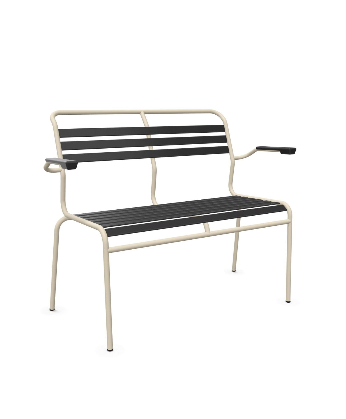 Schaffner Säntis Banc à lattes 2 places avec accoudoirs