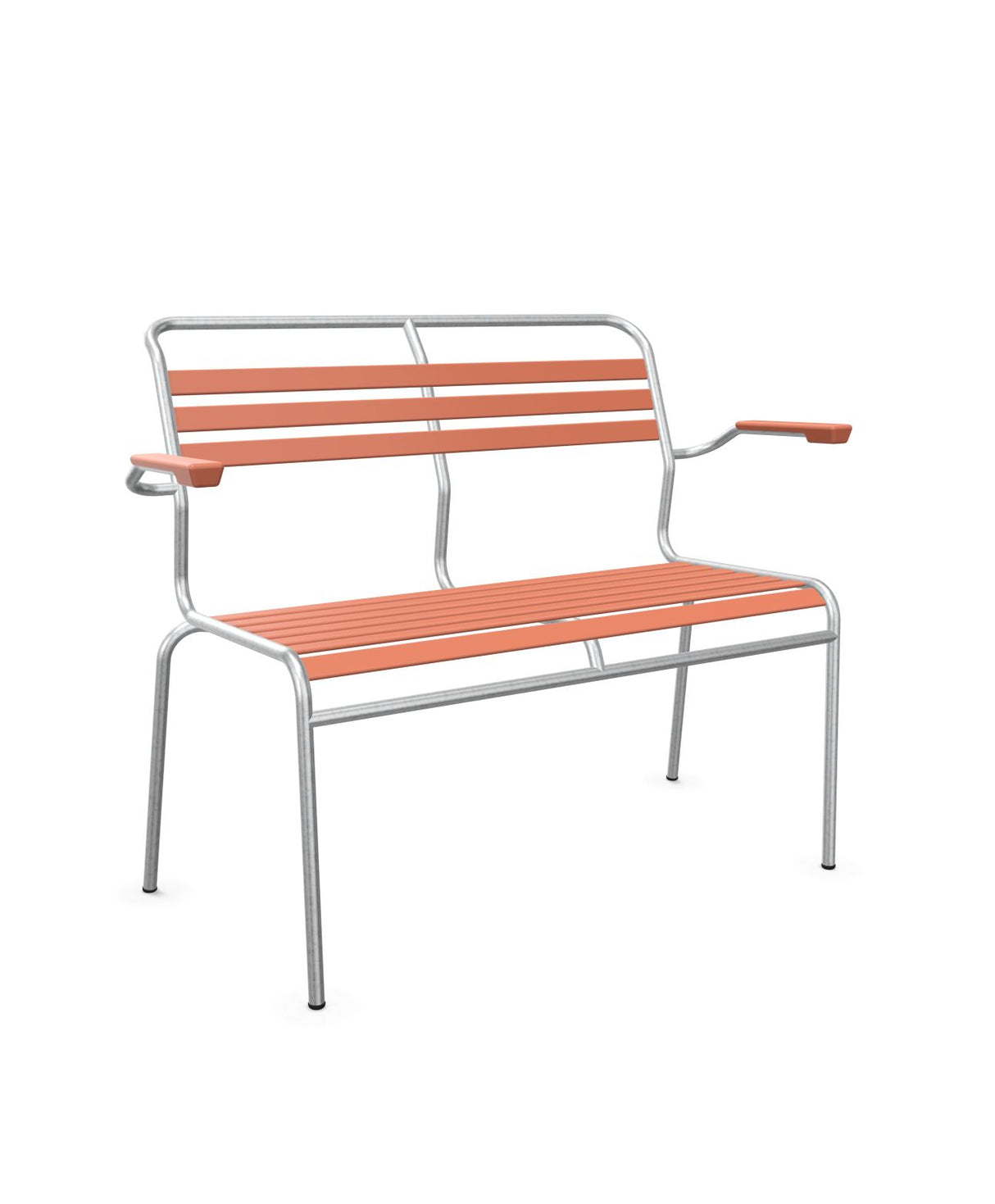 Schaffner Säntis Banc à lattes 2 places avec accoudoirs