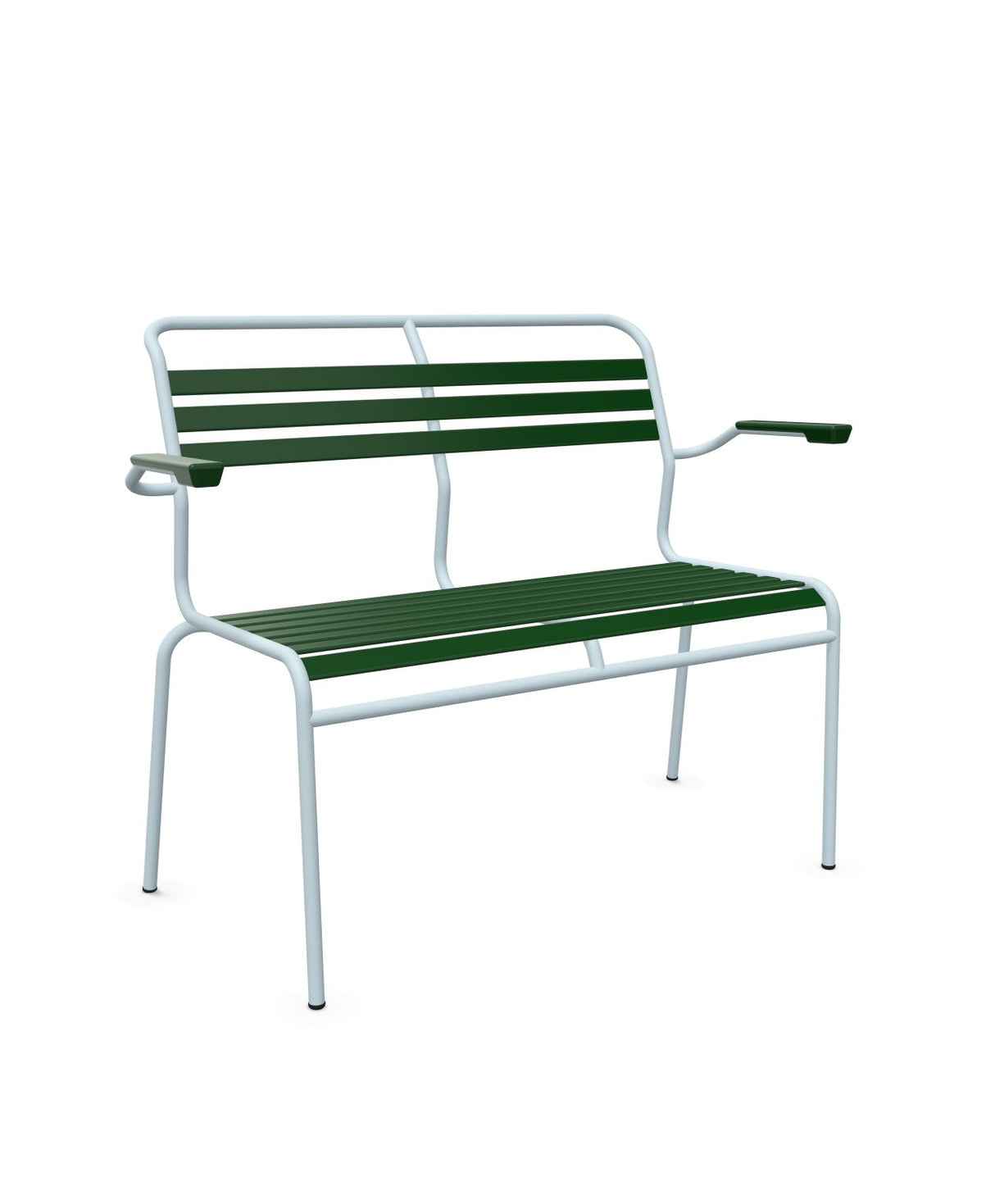 Schaffner Säntis Banc à lattes 2 places avec accoudoirs