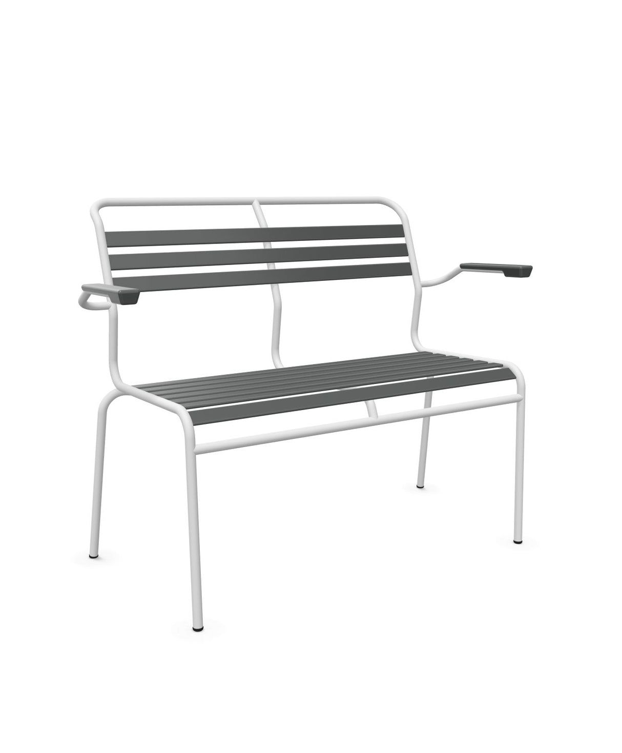 Schaffner Säntis Banc à lattes 2 places avec accoudoirs