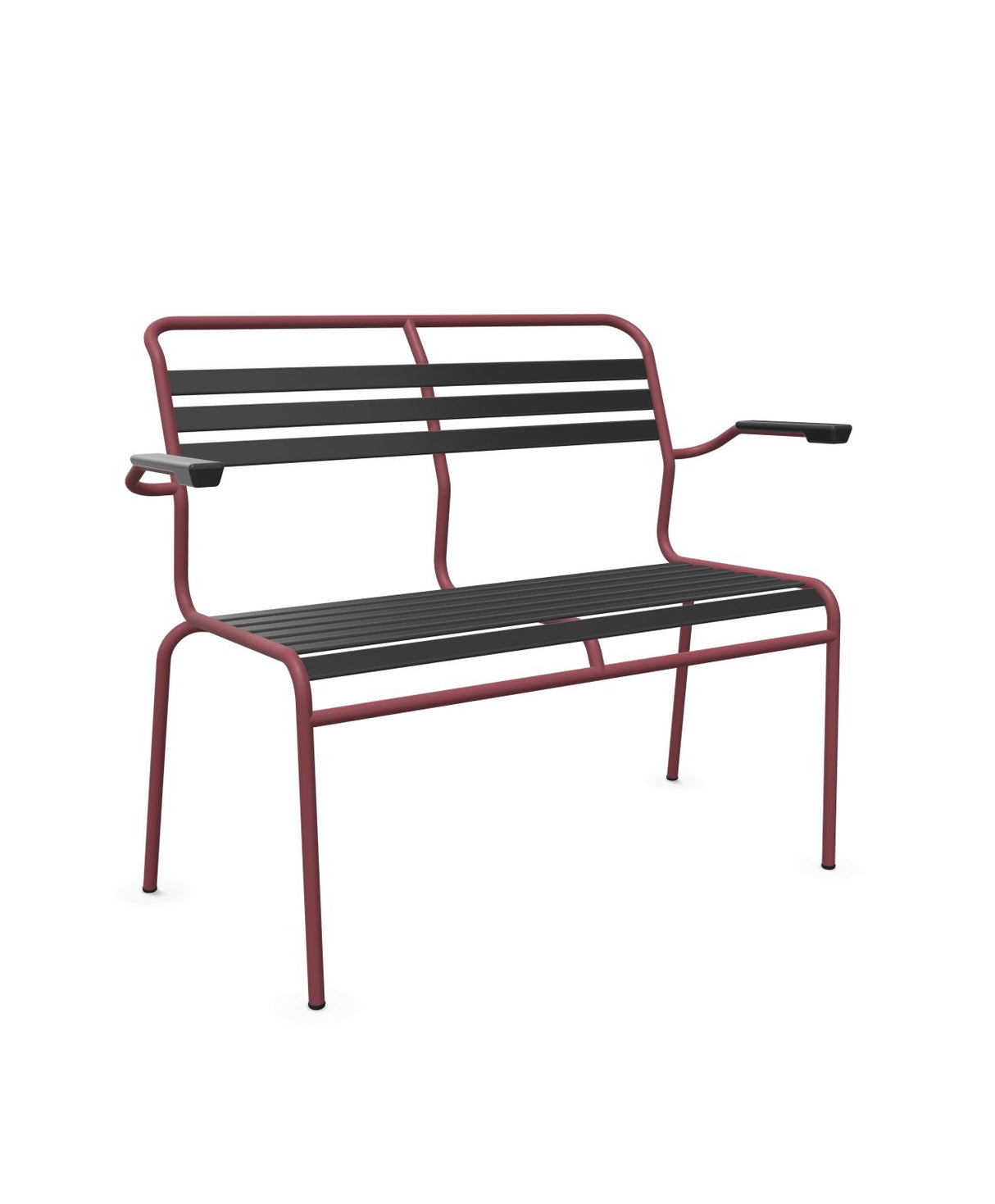 Schaffner Säntis Banc à lattes 2 places avec accoudoirs