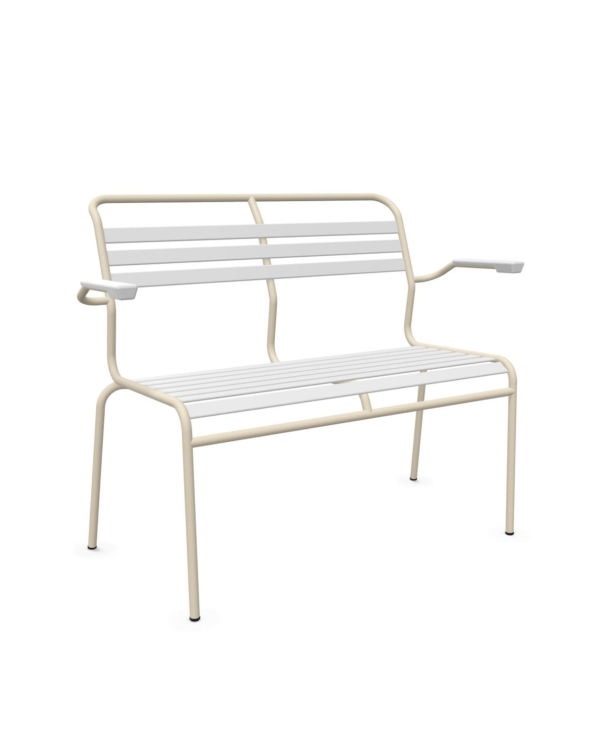 Schaffner Säntis Banc à lattes 2 places avec accoudoirs