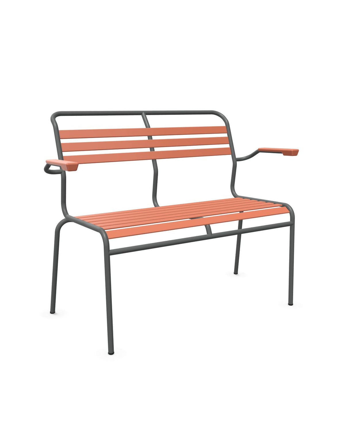 Schaffner Säntis Banc à lattes 2 places avec accoudoirs