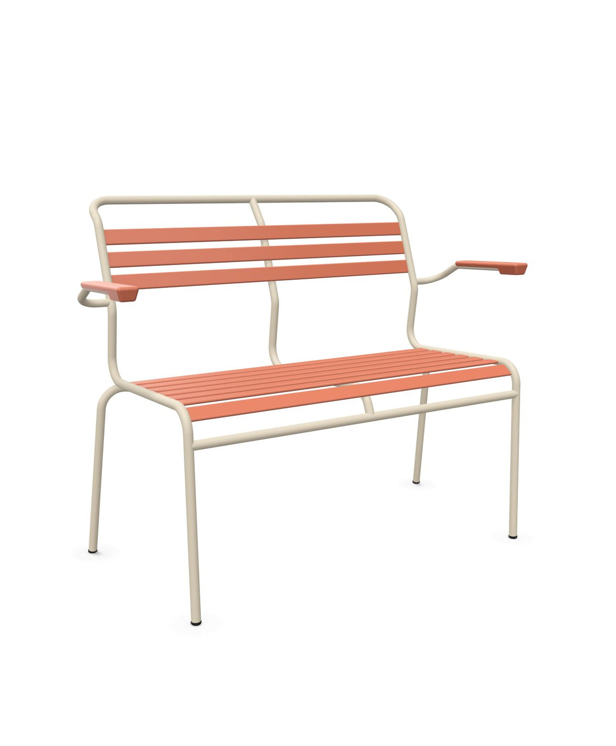 Schaffner Säntis Banc à lattes 2 places avec accoudoirs