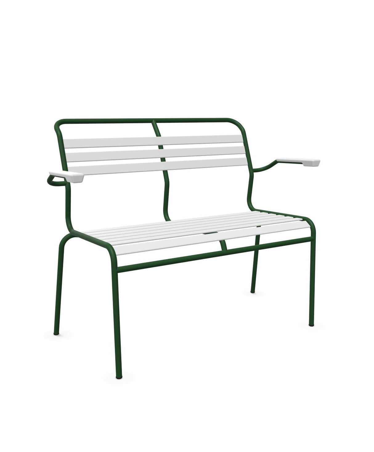 Schaffner Säntis Banc à lattes 2 places avec accoudoirs