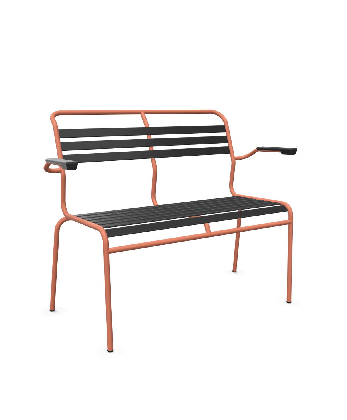 Schaffner Säntis Banc à lattes 2 places avec accoudoirs