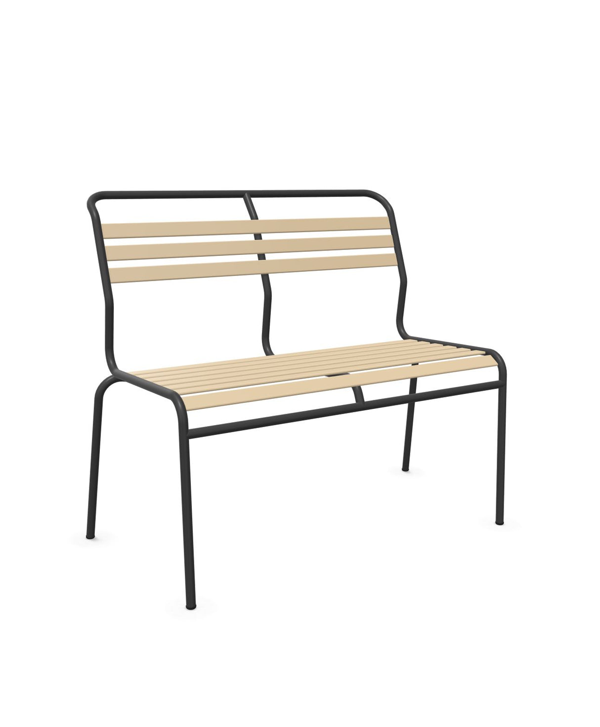 Schaffner Säntis Banc à lattes 2 places sans accoudoirs