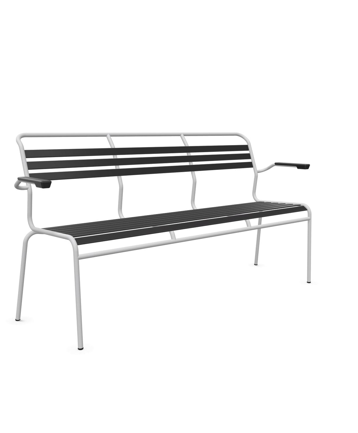 Schaffner Säntis Banc à lattes 3 places avec accoudoirs