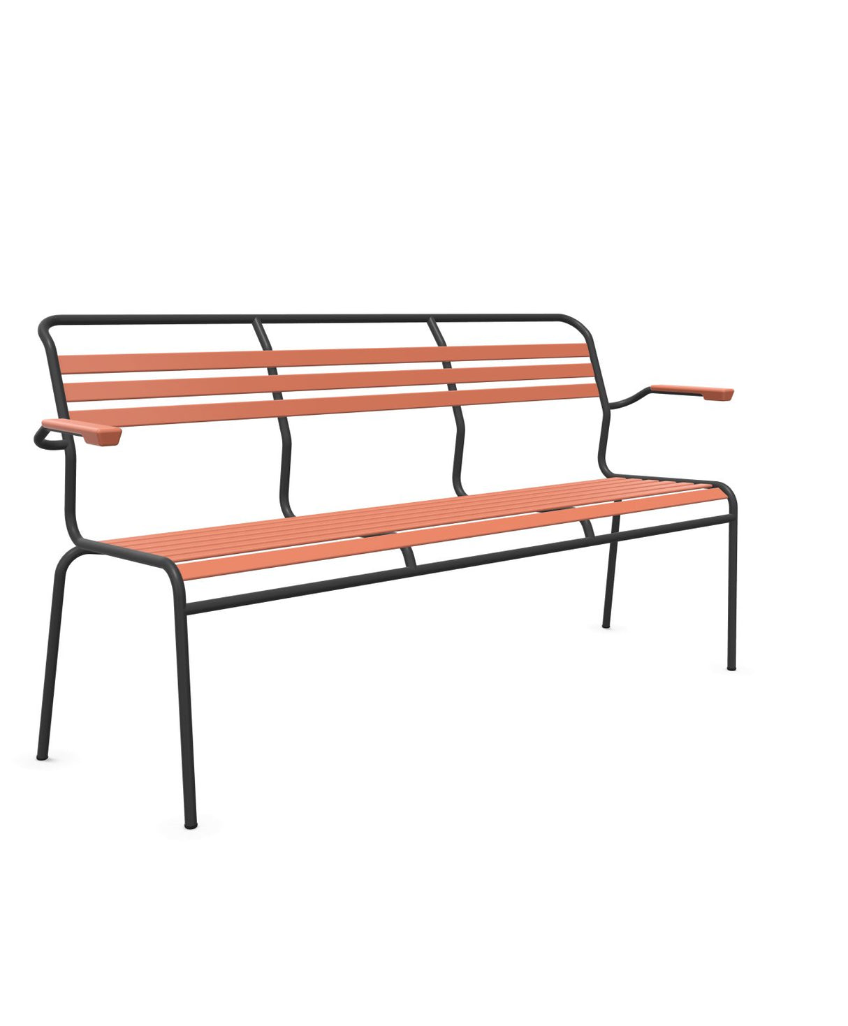 Schaffner Säntis Banc à lattes 3 places avec accoudoirs