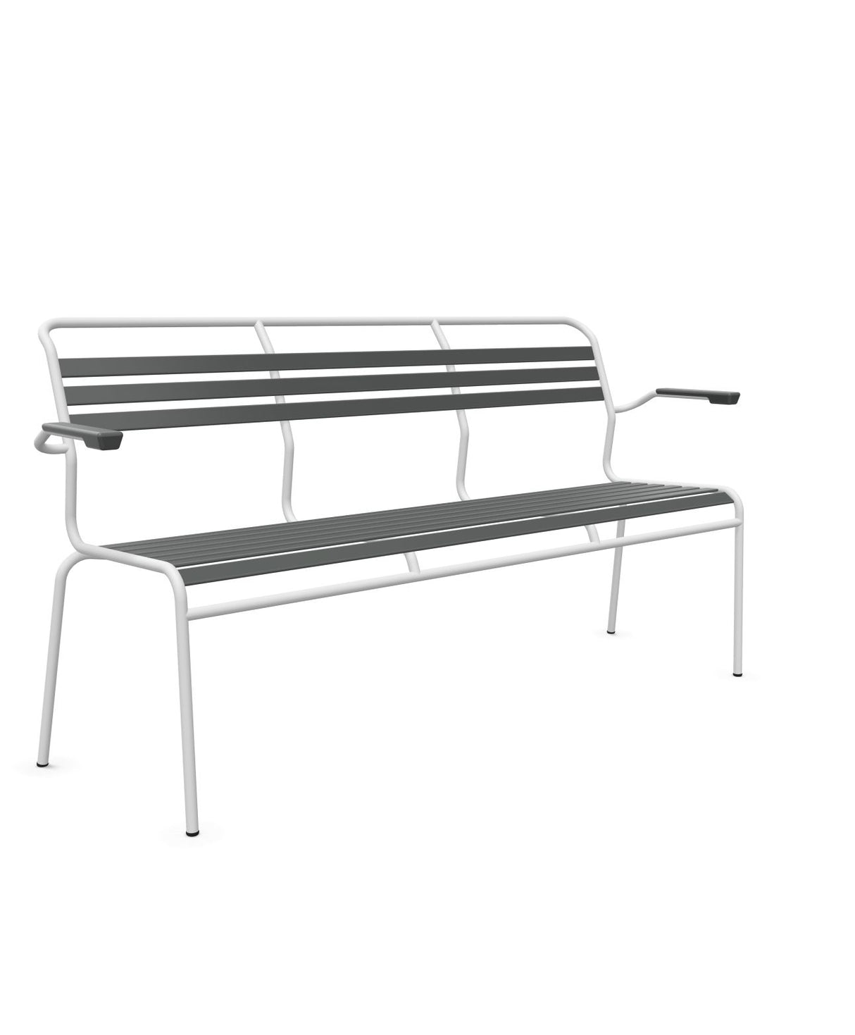 Schaffner Säntis Banc à lattes 3 places avec accoudoirs