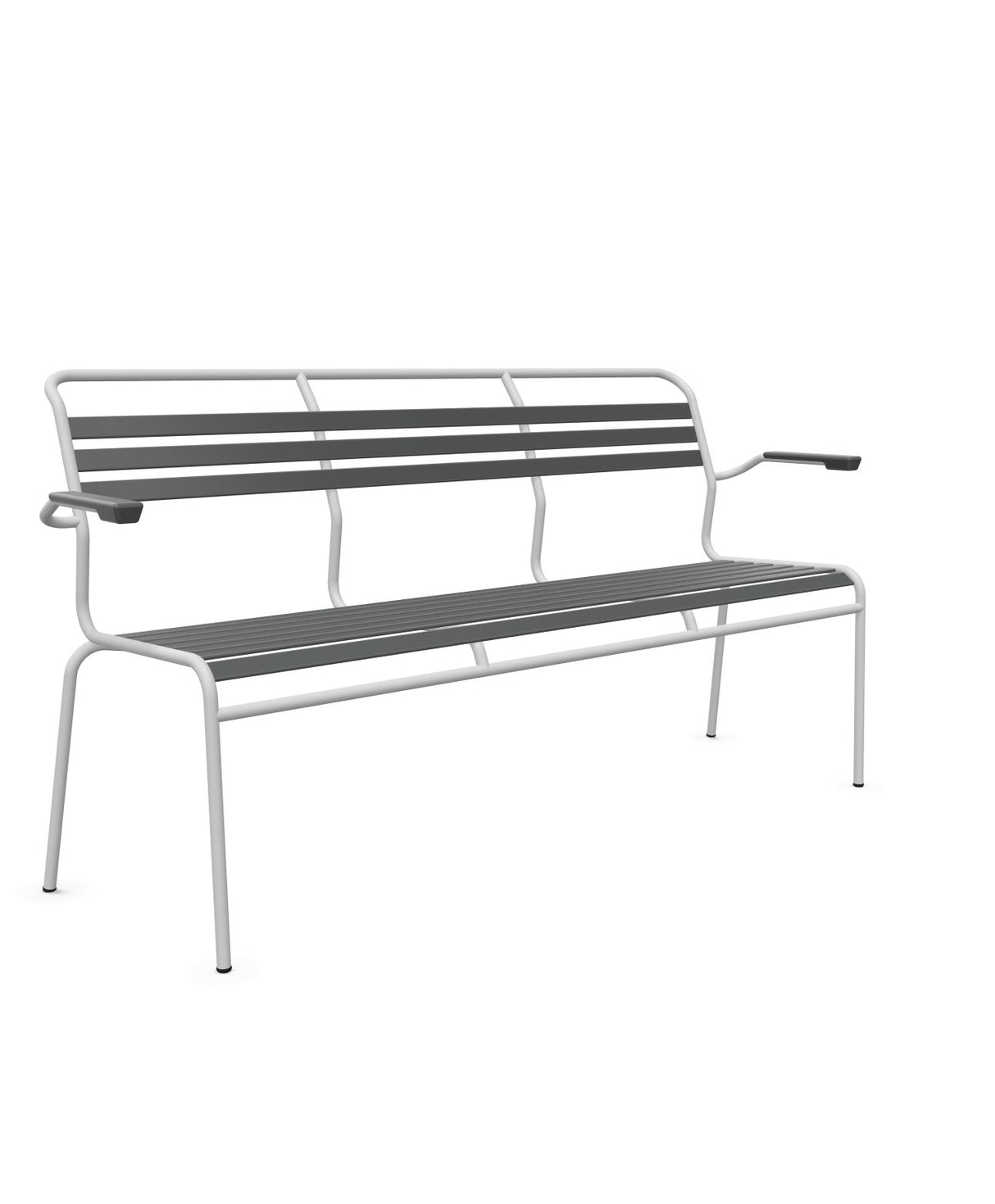 Schaffner Säntis Banc à lattes 3 places avec accoudoirs