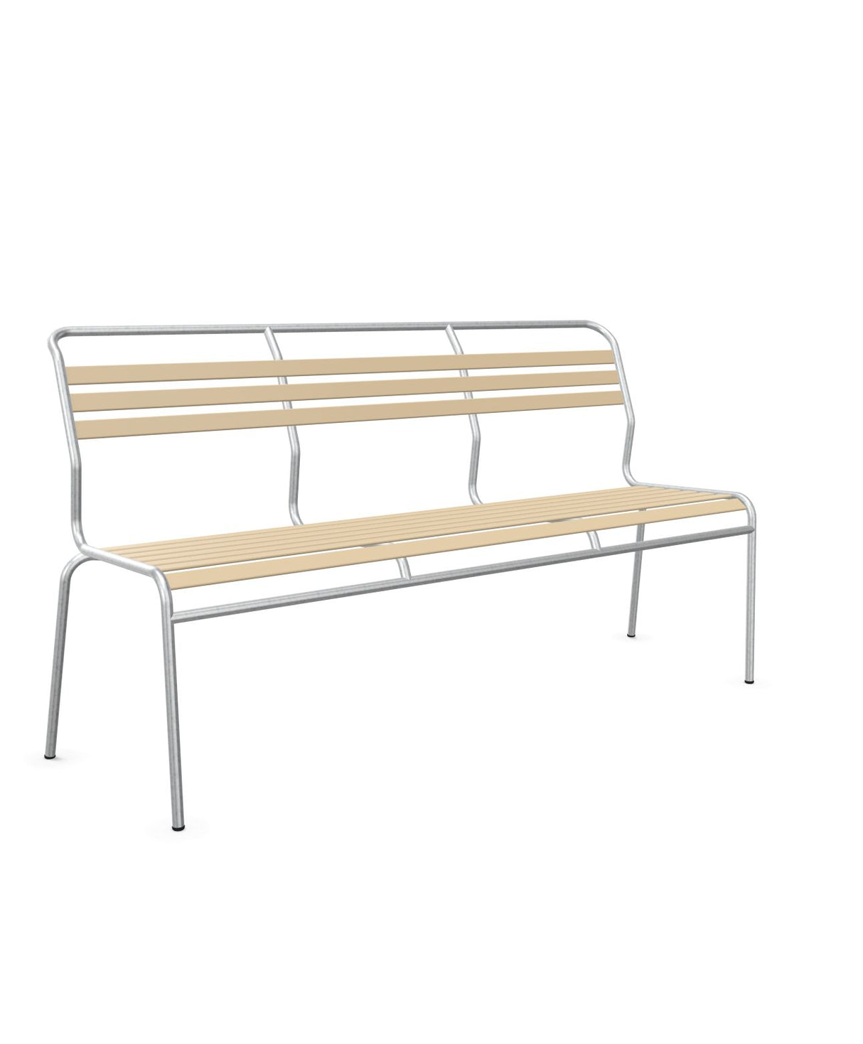 Schaffner Säntis Banc à lattes 3 places sans accoudoirs
