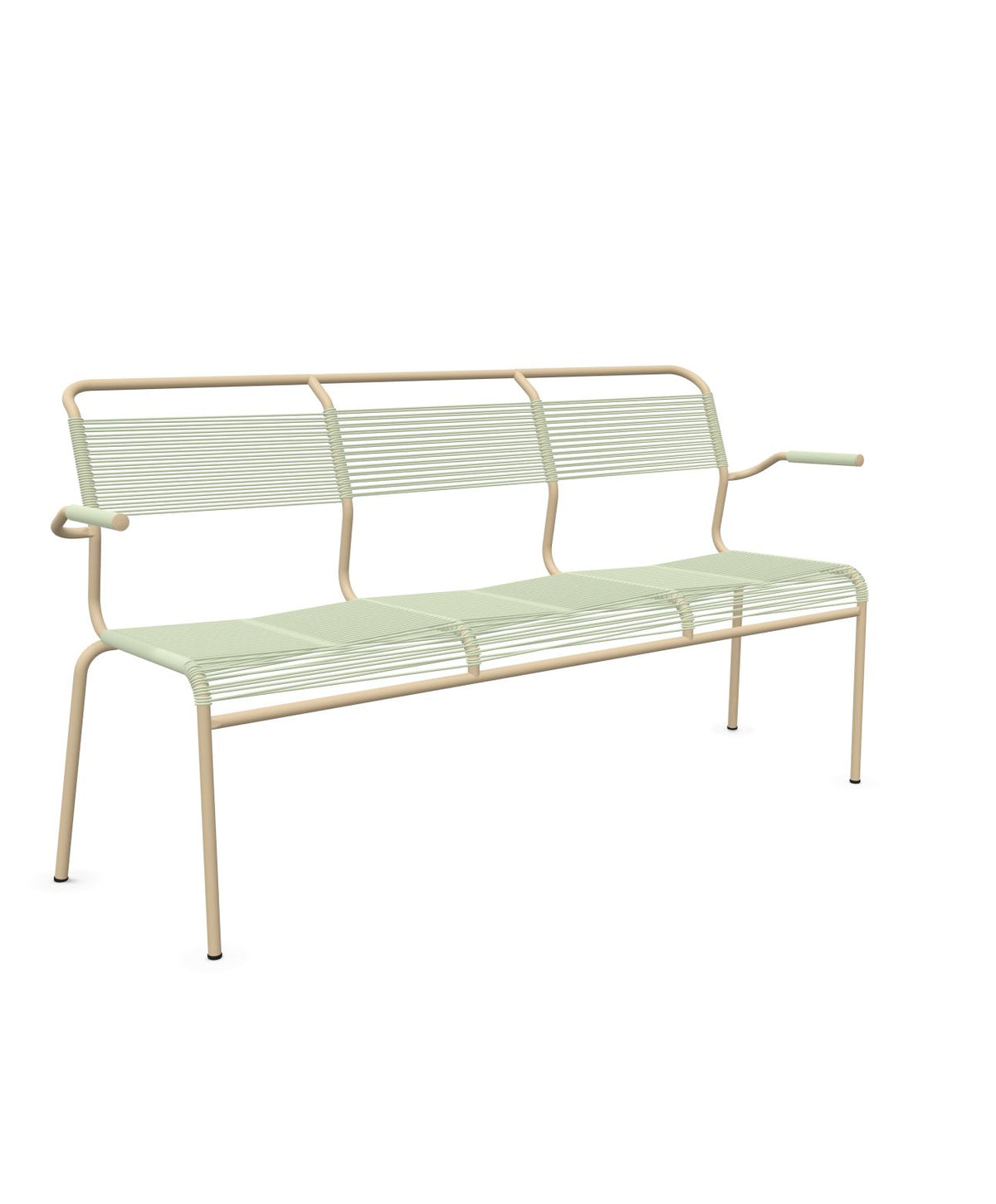 Schaffner Säntis Banc Spaghetti 3 places avec accoudoirs