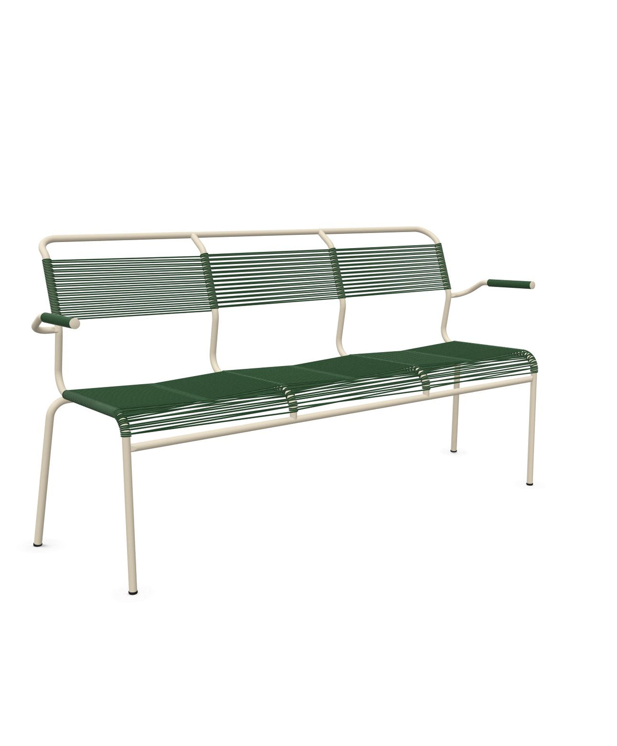Schaffner Säntis Banc Spaghetti 3 places avec accoudoirs