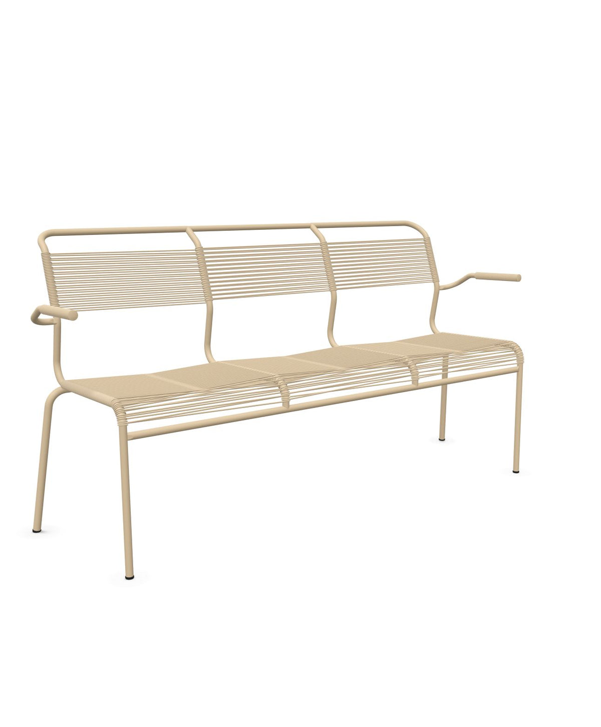 Schaffner Säntis Banc Spaghetti 3 places avec accoudoirs