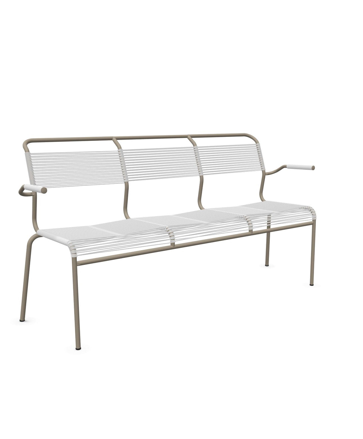 Schaffner Säntis Banc Spaghetti 3 places avec accoudoirs