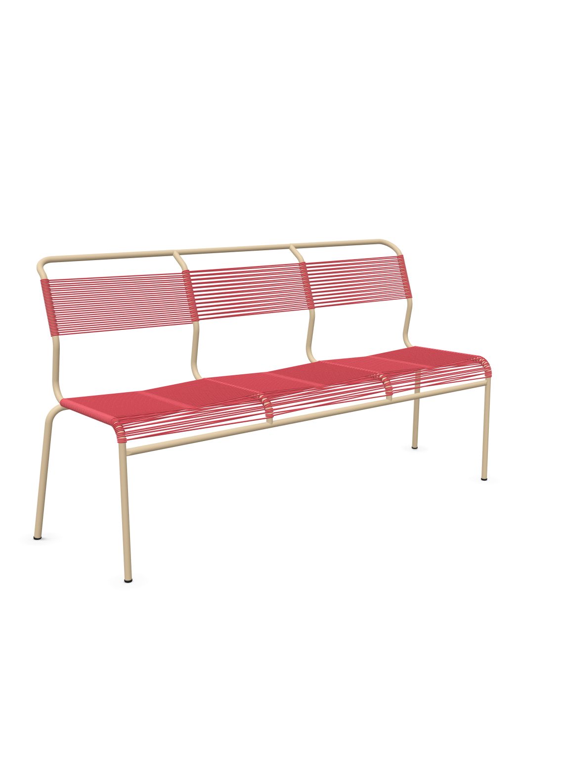 Schaffner Säntis Banc Spaghetti 3 places sans accoudoirs