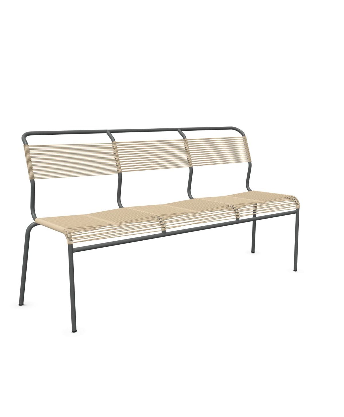 Schaffner Säntis Banc Spaghetti 3 places sans accoudoirs